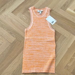 Cos NWT orange tank size small